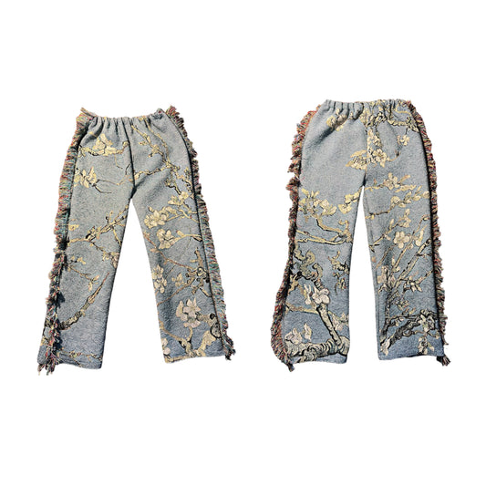 Almond Blossoms Tapestry Pants