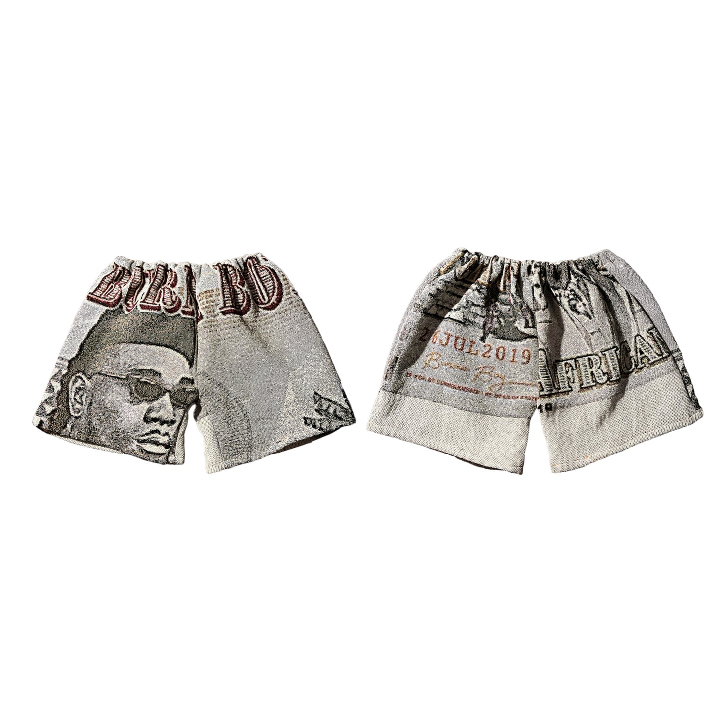 Burna Boy Tapestry Shorts