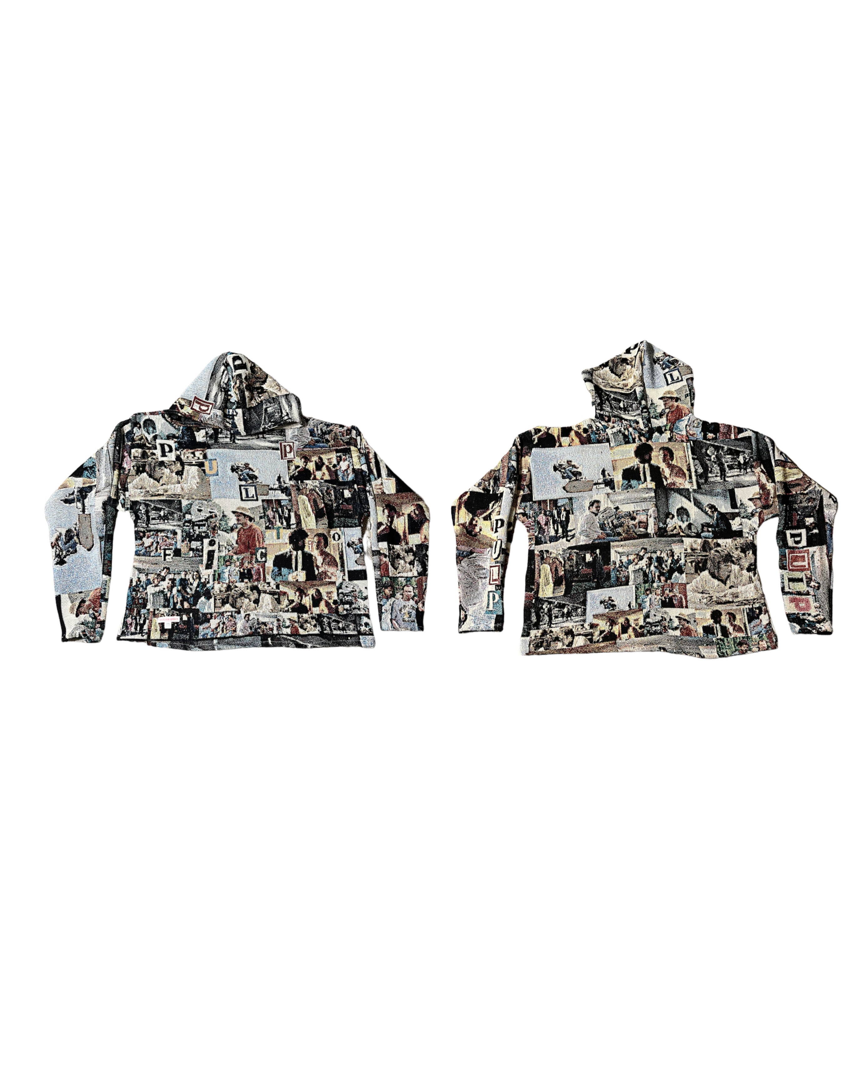 Pulp Fiction Tapestry Hoodie Outlyereffect