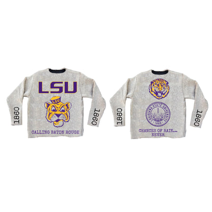 LSU Tapestry Sweater