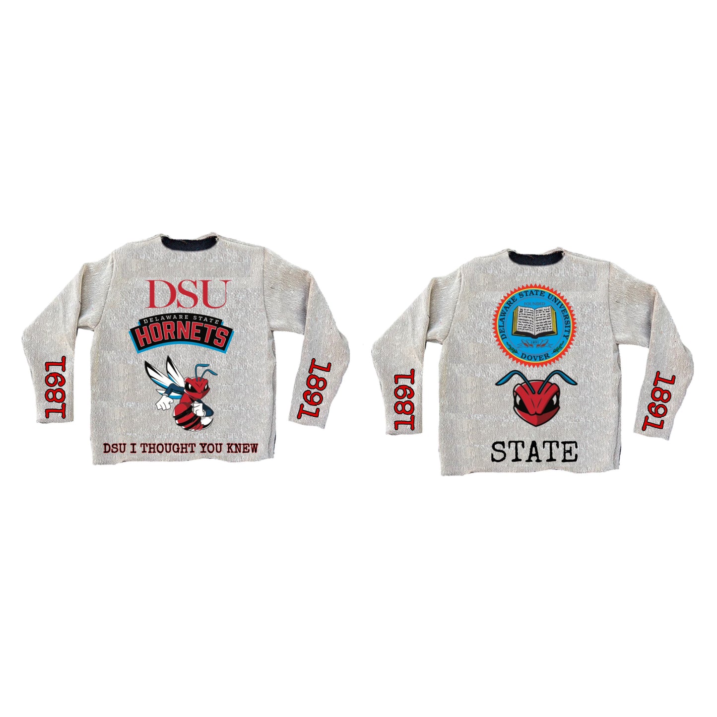 Deleware State Tapestry Sweater