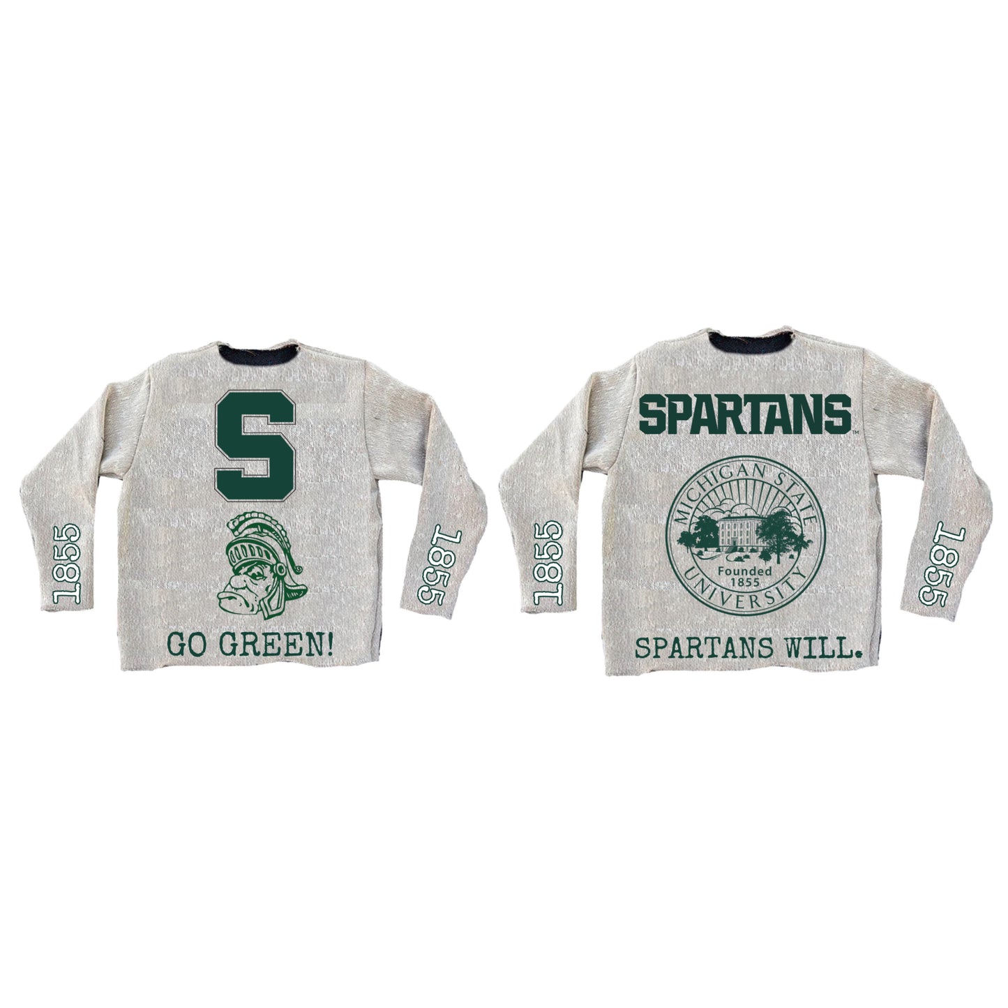 Michigan State Tapestry Sweater