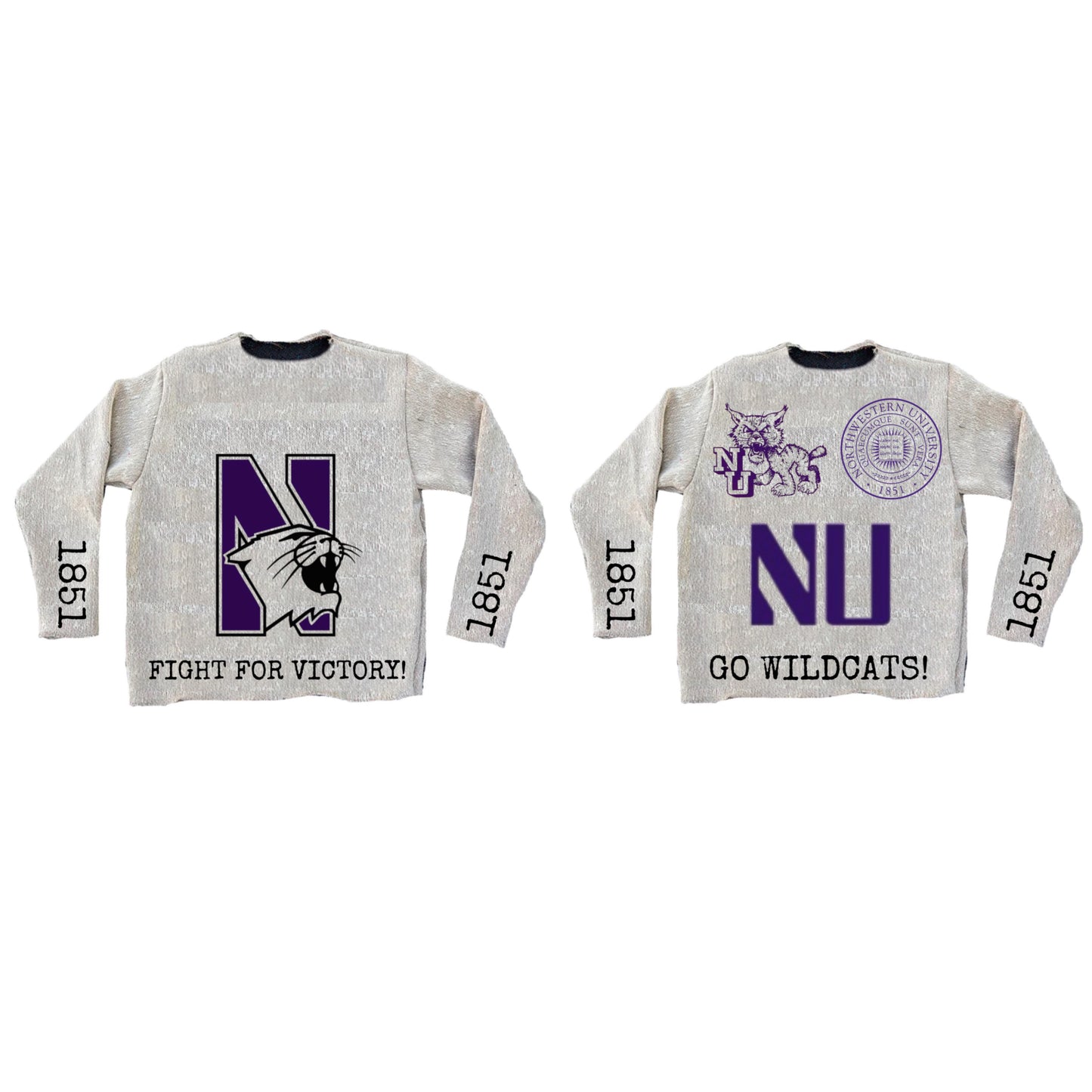 Northwestern Tapestry Sweater