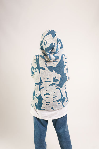 In Crowd Tapestry Hoodie [Blue]