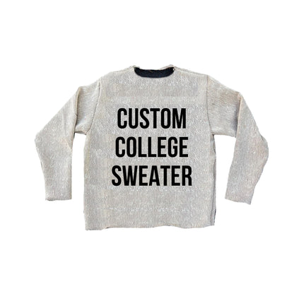 Custom College Tapestry Sweater